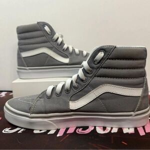 Vans Sk8-Hi OTW Men's Size 7 Shoes Gray White High Top Casual Skater Sneakers